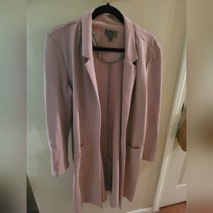 Women’s One brand pink coatigan size L